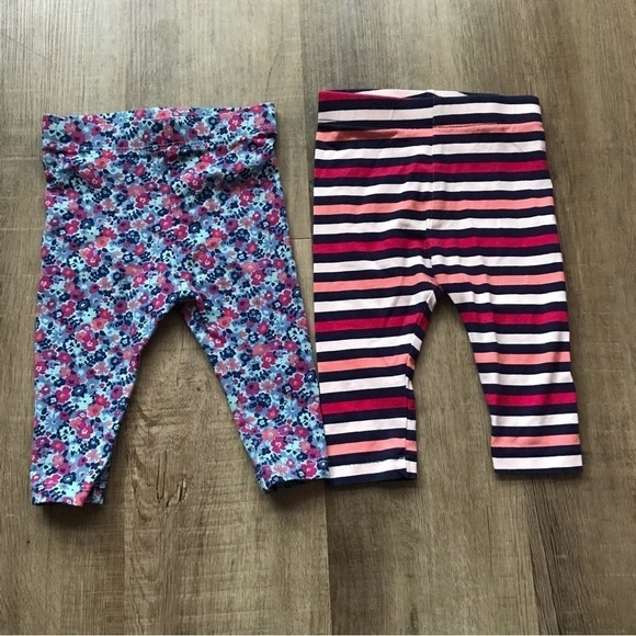 2 pair of baby leggings size 3-6 month - Picture 1 of 2